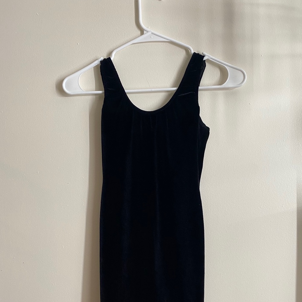 Black Velour American Apparel Dress